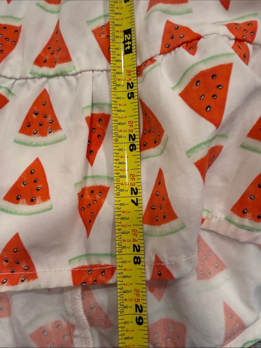 Maeve watermelon print tiered collar Blouse small - Picture 11 of 11